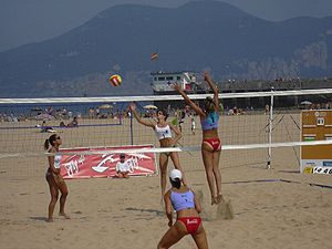 ¿Sabes cuántos jugadores conforman un equipo de voleibol playa?